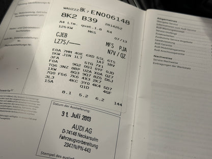 Audi A4 Quattro S-Line 1.8 TFSI