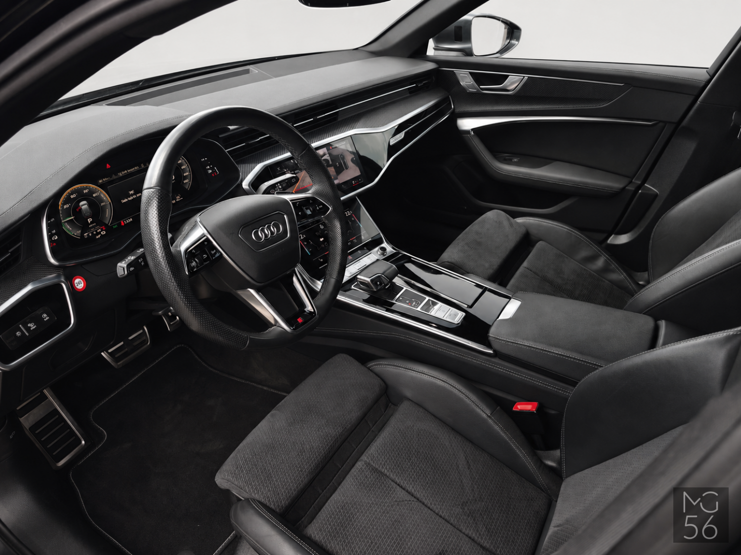 Audi A6 Avant 2.0 TFSI e quattro S line B&O HD Matrix Daytona Grey Pearl Effect - Audi