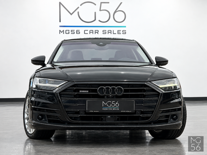 Audi A8 L 3.0 TDI quattro B&O 3D Night Vision Pneimo Mythos Black Metallic - Audi