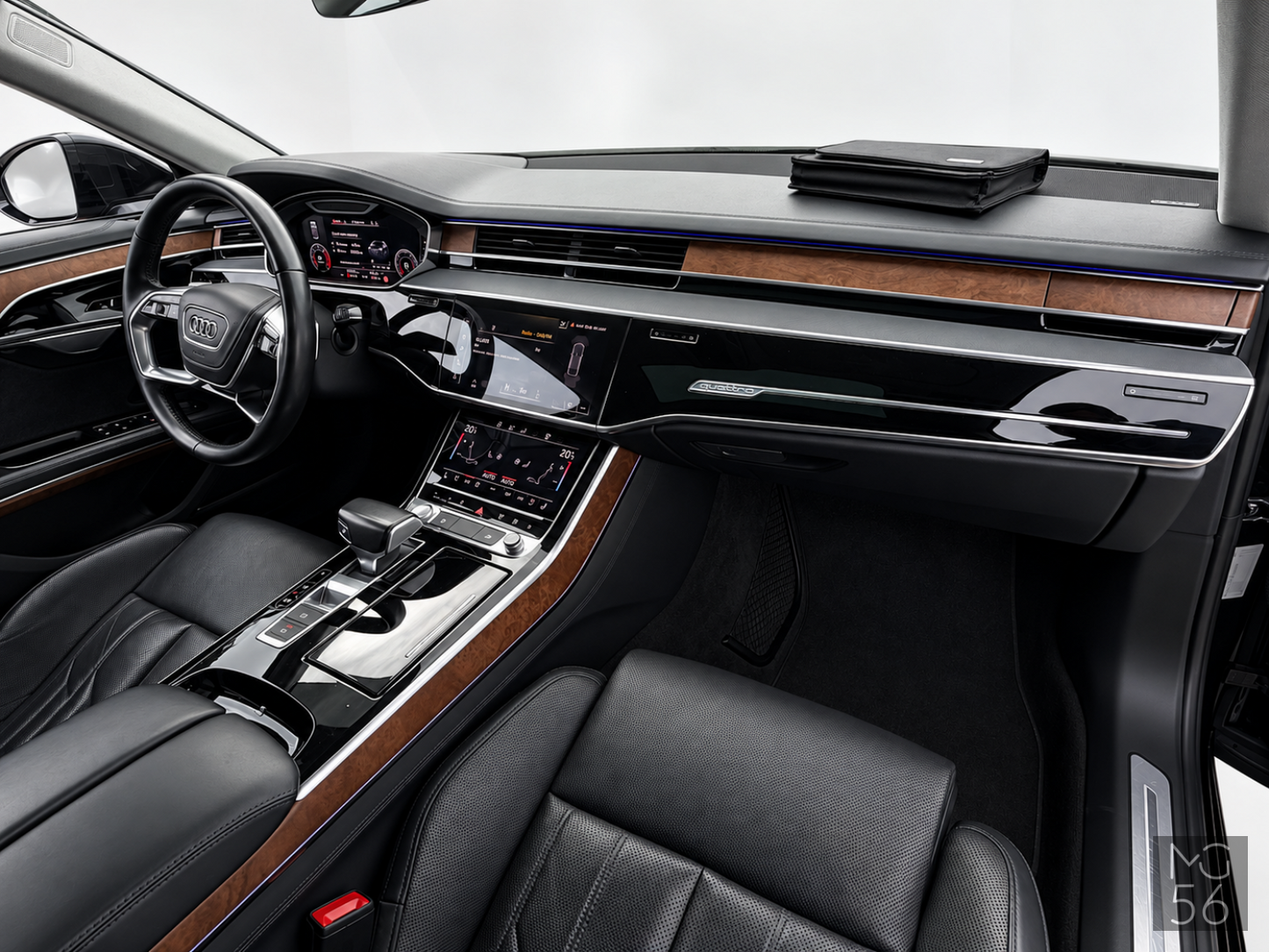 Audi A8 L 3.0 TDI quattro B&O 3D Night Vision Pneimo Mythos Black Metallic - Audi