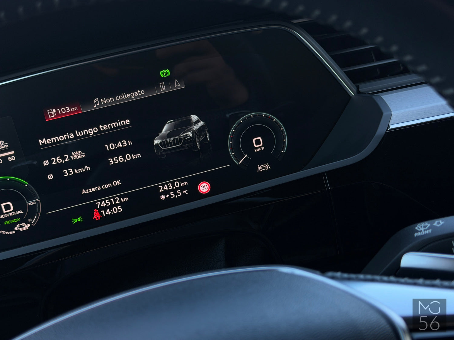Audi E-Tron 55 Quattro Night Vision Galaxy Blue Metallic - Audi