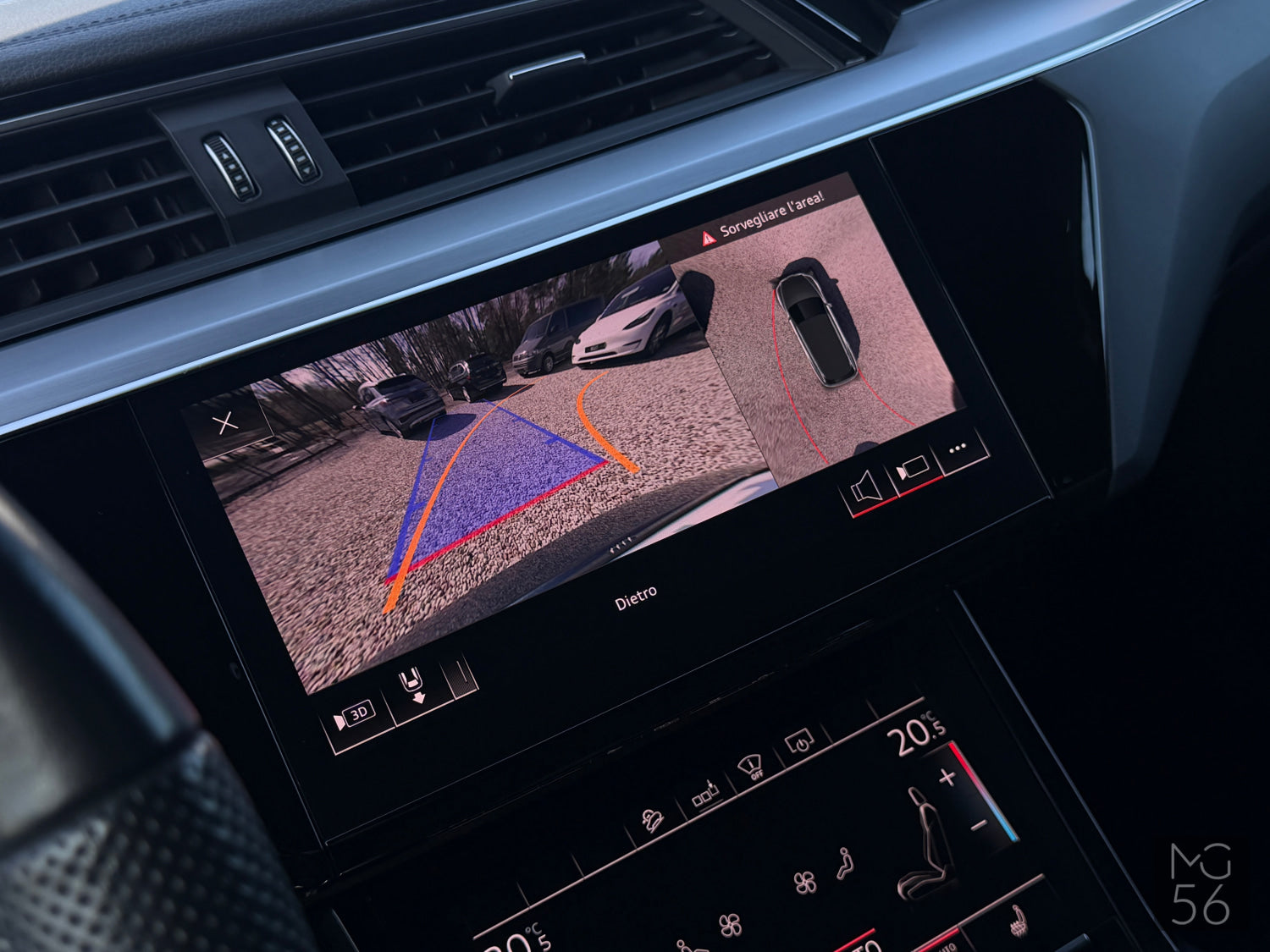 Audi E-Tron 55 Quattro Night Vision Galaxy Blue Metallic - Audi