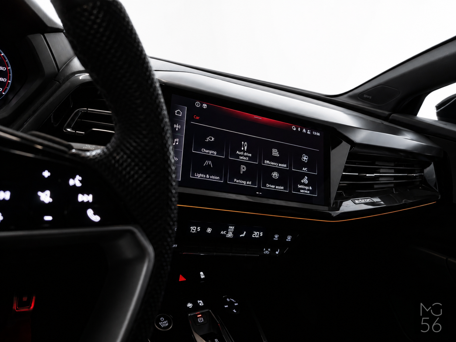 Audi Q4 Sportback 50 E-tron Quattro S line Matrix LED SONOS Mythos Black Metallic - Audi