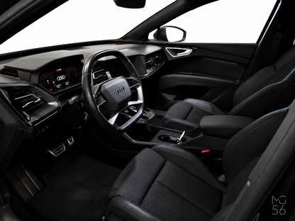Audi Q4 Sportback 50 E-tron Quattro S line Matrix LED SONOS Mythos Black Metallic - Audi