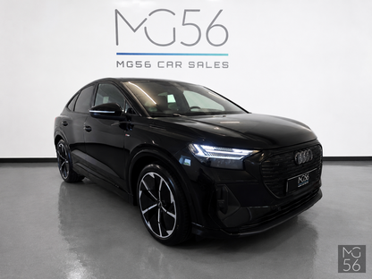 Audi Q4 Sportback 50 E-tron Quattro S line Matrix LED SONOS Mythos Black Metallic - Audi