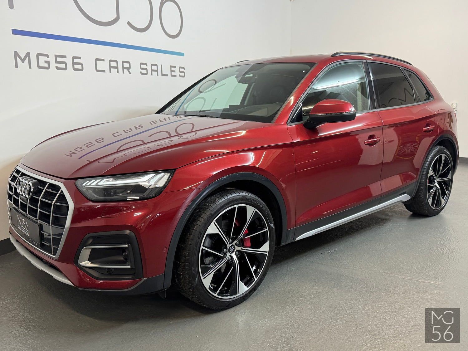 Audi Q5 50 TFSI E-Tron Facelift Quattro Matador Red Metallic Audi