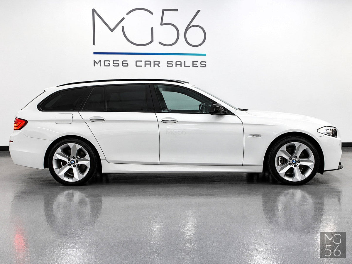 BMW 530d xDrive Touring F11 M Sport Panorama Comfort Seats Navi Professional Alpine White III - BMW