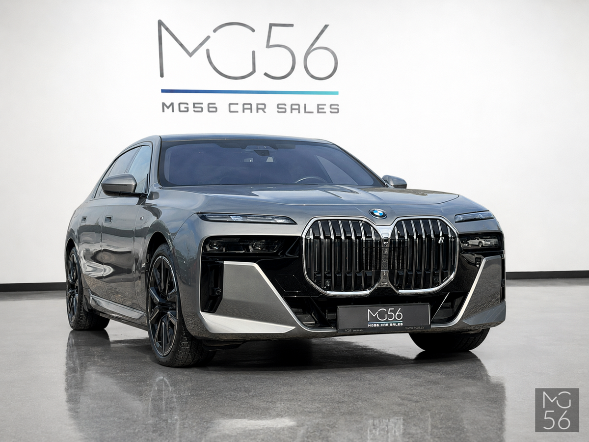BMW i7 xDrive60 G70 400 kW M Sport Executive Lounge Bowers & Wilkins Diamond Surround Sound System 4s Oxide Grey II