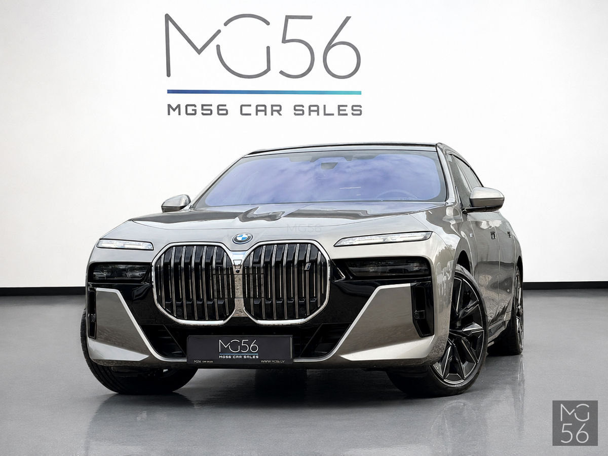 BMW i7 xDrive60 G70 400 kW M Sport Executive Lounge Bowers & Wilkins Diamond Surround Sound System 4s Oxide Grey II