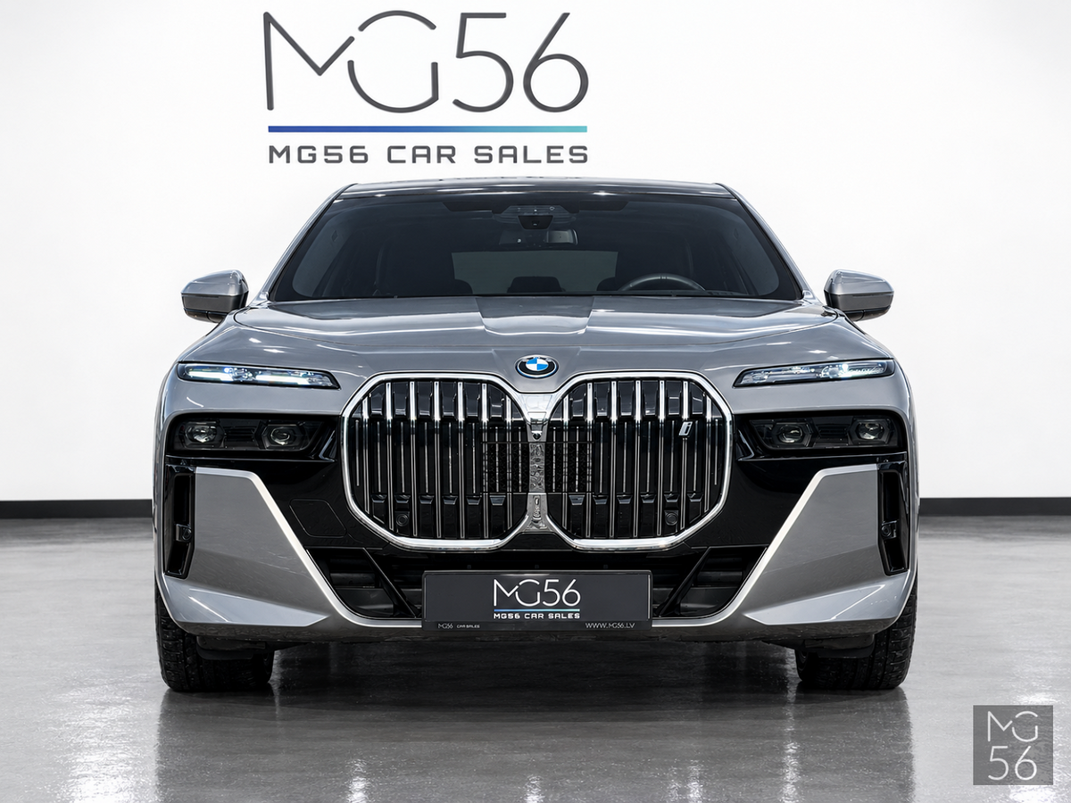BMW i7 xDrive60 G70 400 kW M Sport Executive Lounge Bowers & Wilkins Diamond Surround Sound System 4s Oxide Grey II