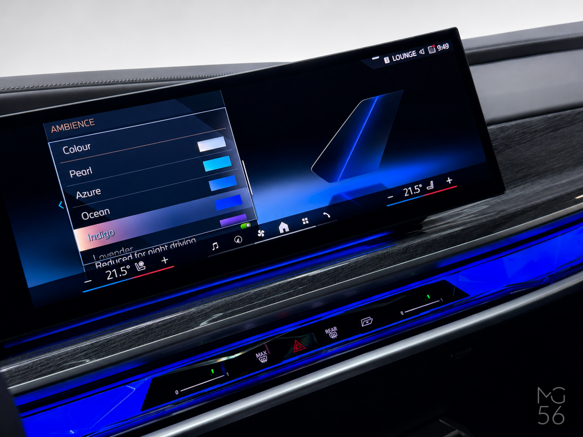 BMW i7 xDrive60 G70 400 kW M Sport Executive Lounge Bowers & Wilkins Diamond Surround Sound System 4s Oxide Grey II