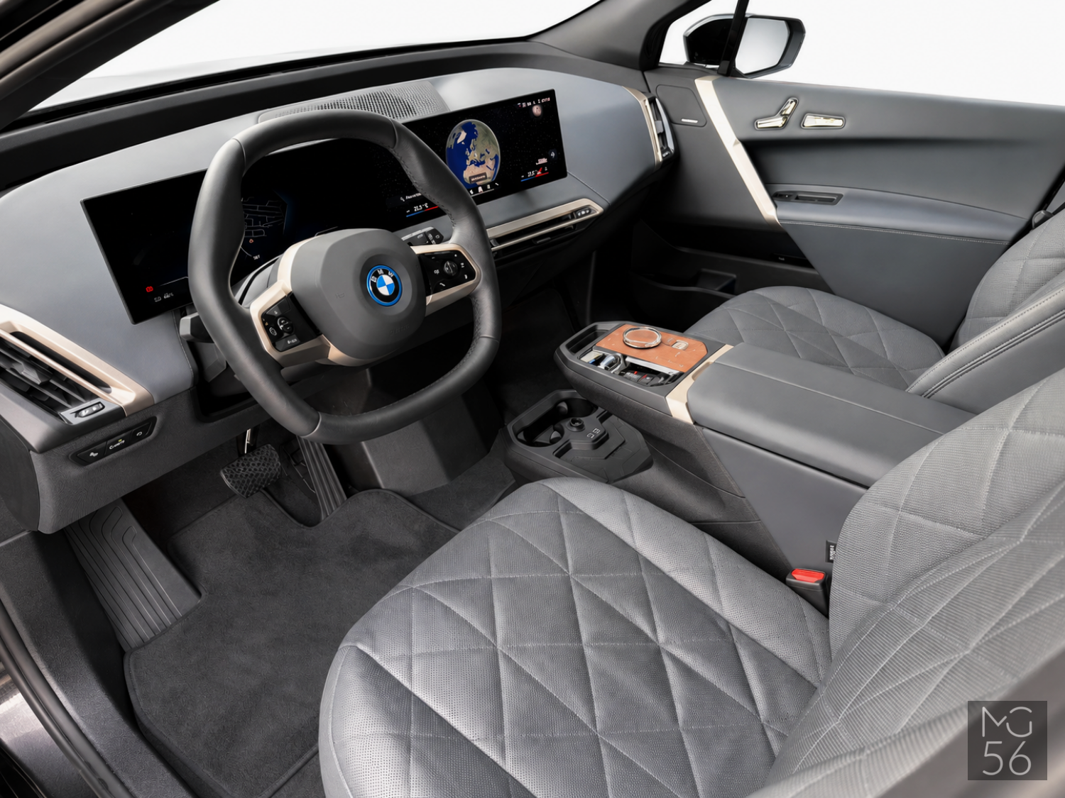 BMW iX xDrive50 Sport Package Soft-Close Laser Sky Lounge Sophisto Grey Brilliant Metallic - BMW