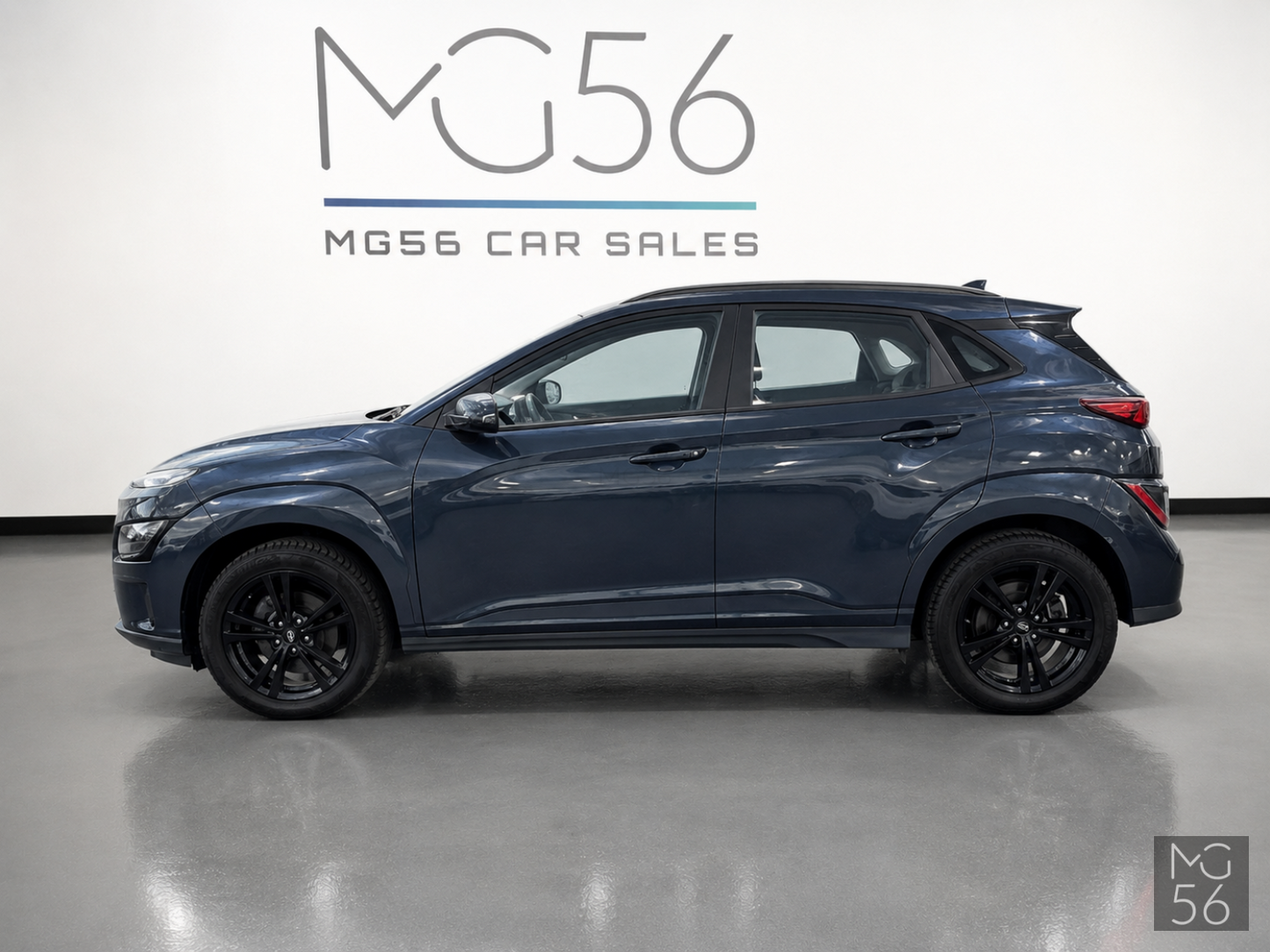 Hyundai Kona Facelift Electric Dark Teal Metallic - Hyundai