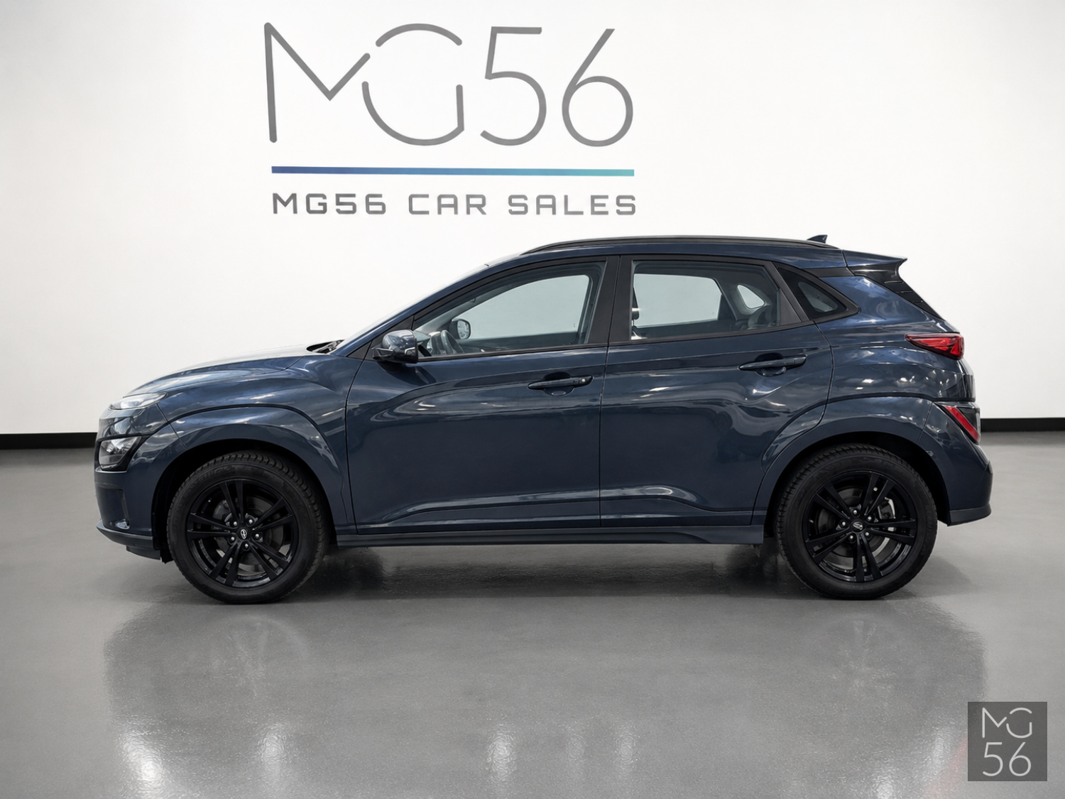Hyundai Kona Facelift Electric Dark Teal Metallic - Hyundai