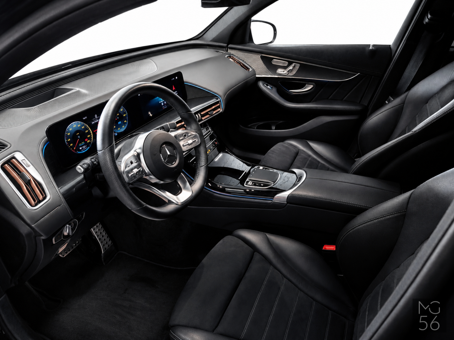 Mercedes-Benz EQC 400 4MATIC AMG Line Distronic Obsidian Black Metallic - Mercedes-Benz