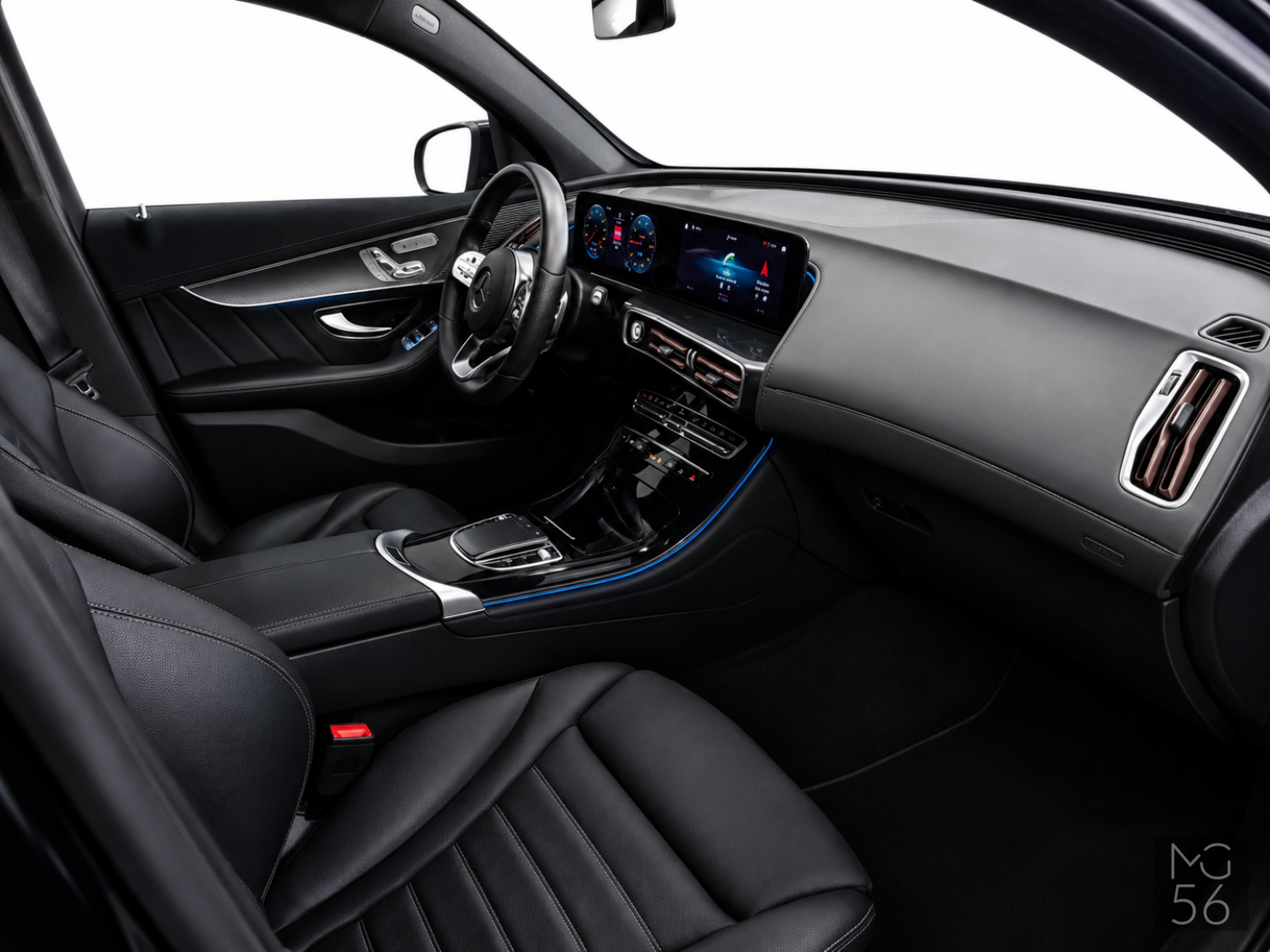 Mercedes-Benz EQC 400 4MATIC AMG Line Distronic Obsidian Black Metallic - Mercedes-Benz